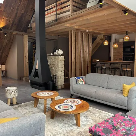 Maison Moderne Et Chaleureuse Au Coeur Du Village Avec Mezzanine Et Poele A Bois - Fr-1-548-26 Villard-de-Lans